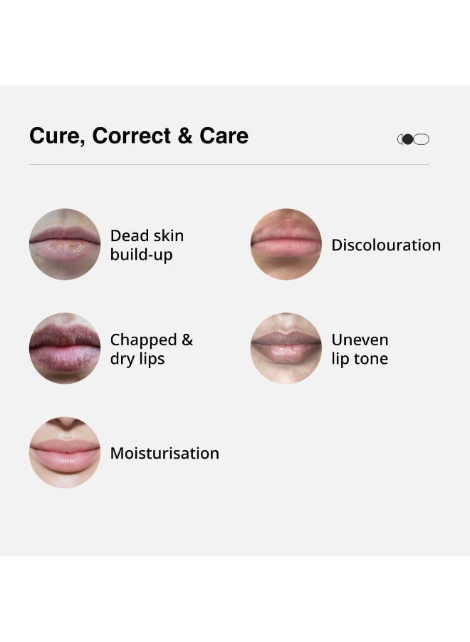 Cureskin Lip Scrub Combo | For Unisex Combo | Tinted Lip Balm for Dark Lips to Lighten | Lip Scrub for Dark Lips to Lighten Pink, 2 Count - Image 4
